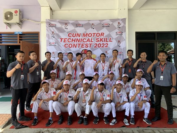 SMKN 1 Geger Jadi Tuan Rumah “Cun Motor Technical Skill Contest 2022”