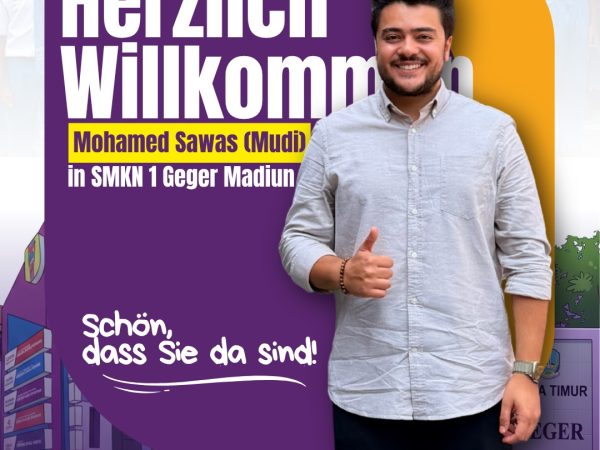 Herzlich Willkommen, Mr. Mohamed Sawas! SMKN 1 Geger Sambut Mahasiswa dari Jerman